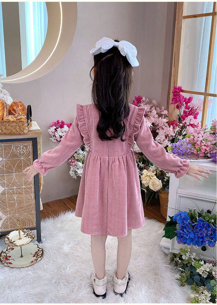 Ch, styles printemps-automne, robes à manches longues de haute qualité, à la mode et élégantes pour les filles plus âgées,_voghion.com