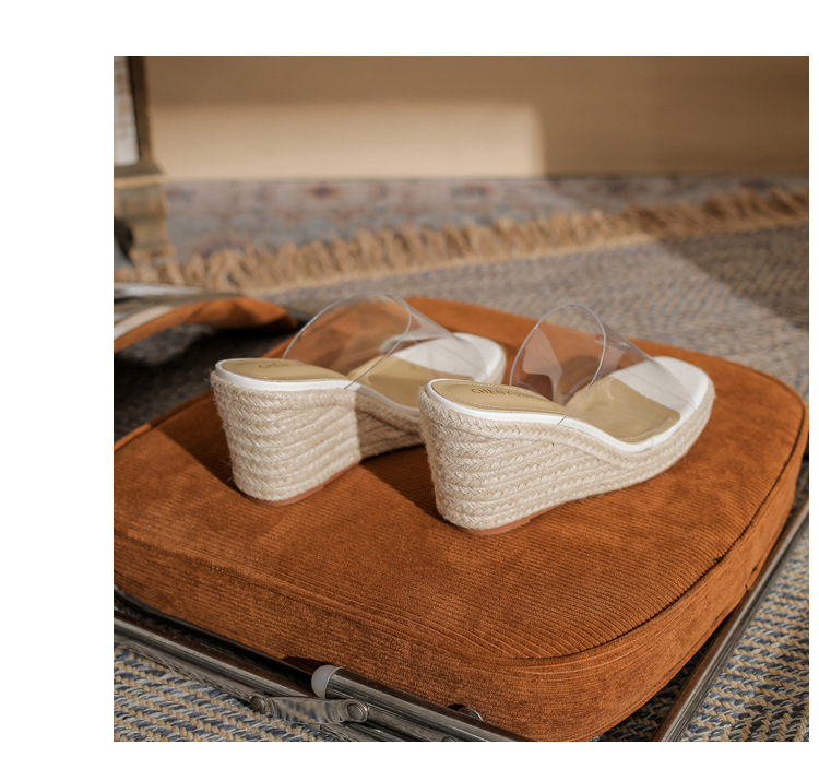 Sandal cao gót nữ đế xuồng bít mũi hở ngón, gót 9 cm, phong cách mới 2026 — màu trắng chi tiết 21