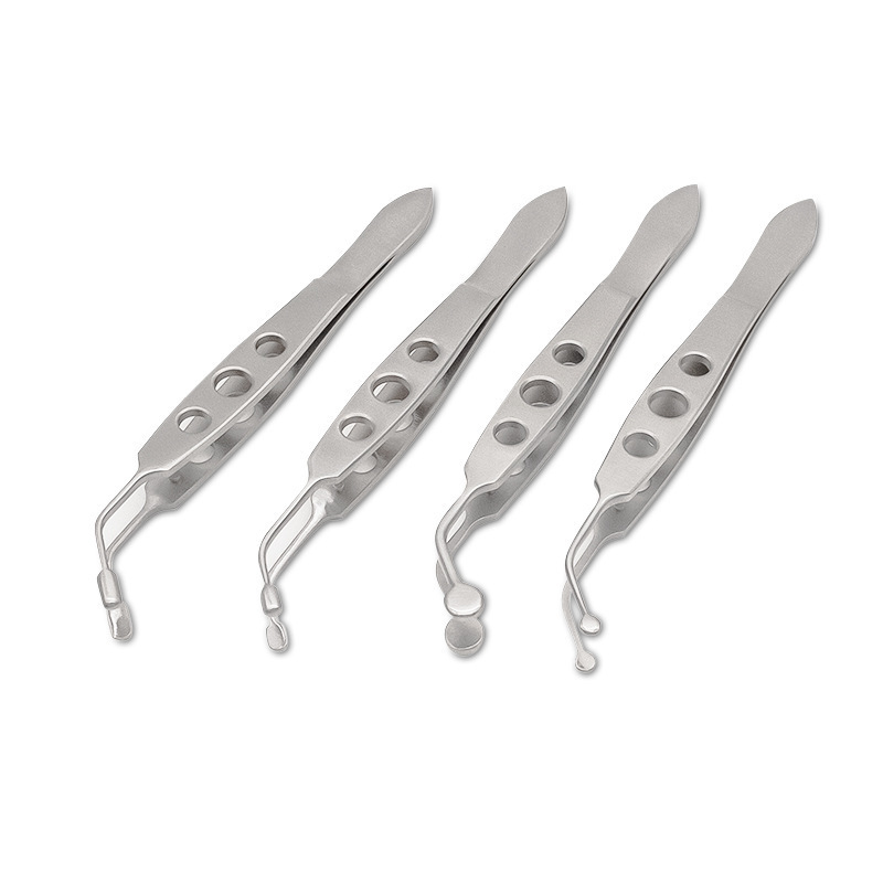 眼科睑腺按摩镊子钳夹睑板腺瓣眼睑手术工具镊子夹脂肪眼科仪器口