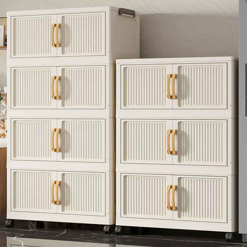 40-85家用大容量收纳柜卧室床头柜客厅储物柜宝宝儿童衣服收纳柜
