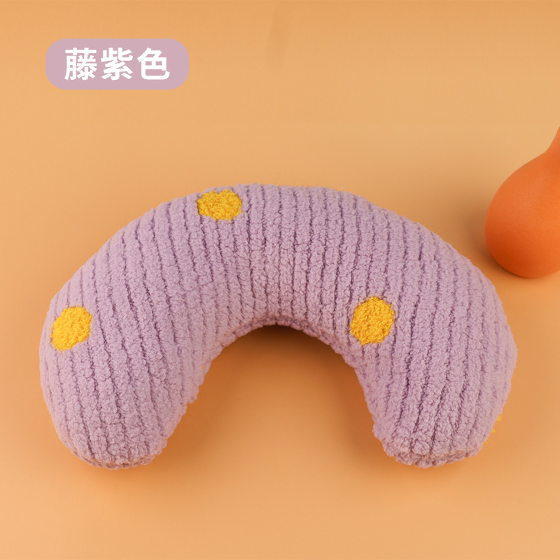 보라색 노란색 점