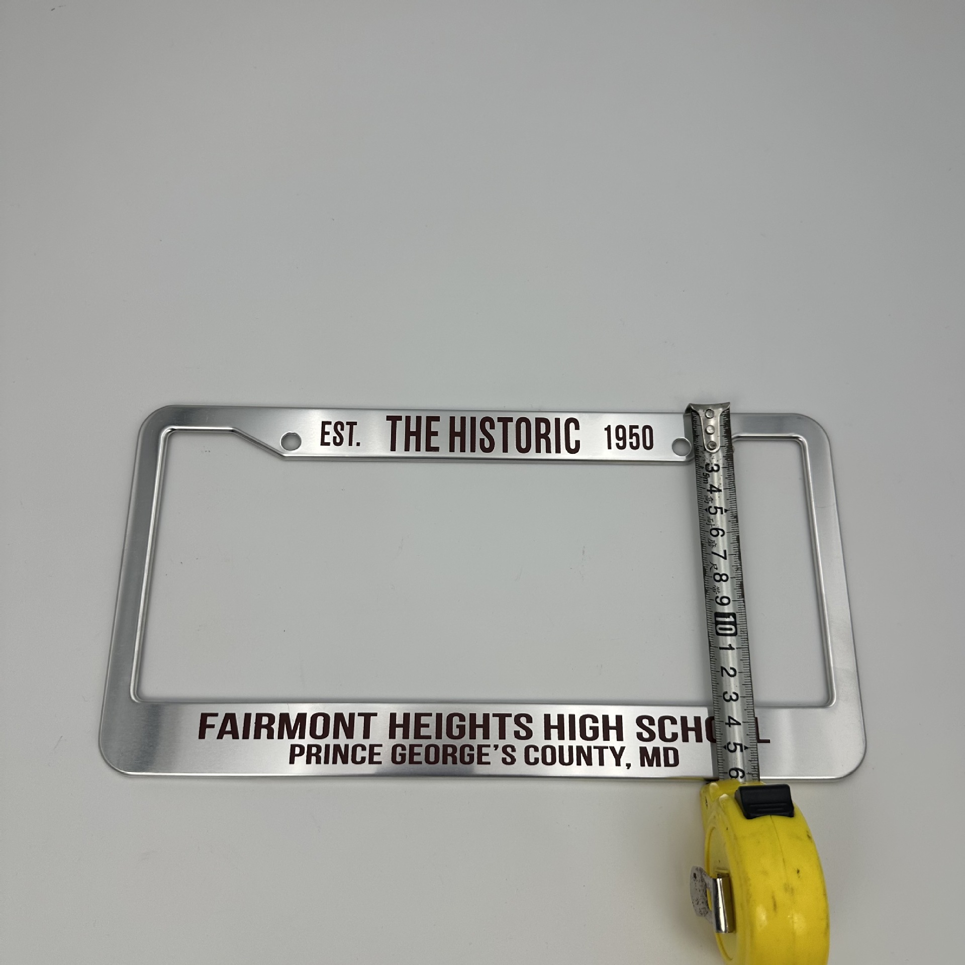 New Model American Standard Aluminum Alloy License Plate Frame, Silver Custom-Made American-Style Export Car License Plate Frame, Export Supply