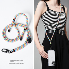 Outdoor Mobile Phone Rope Crossbody Shoulder Strap Woven Mobile Phone Rope Pendant Adjustable Cross-border Foreign Trade Wholesale 
