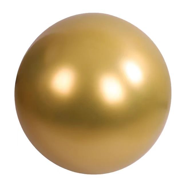 36 pulgadas de espesor grande metal cromo redondo globo decoración escena diseño cumpleaños boda flotante globo de aire al por mayor