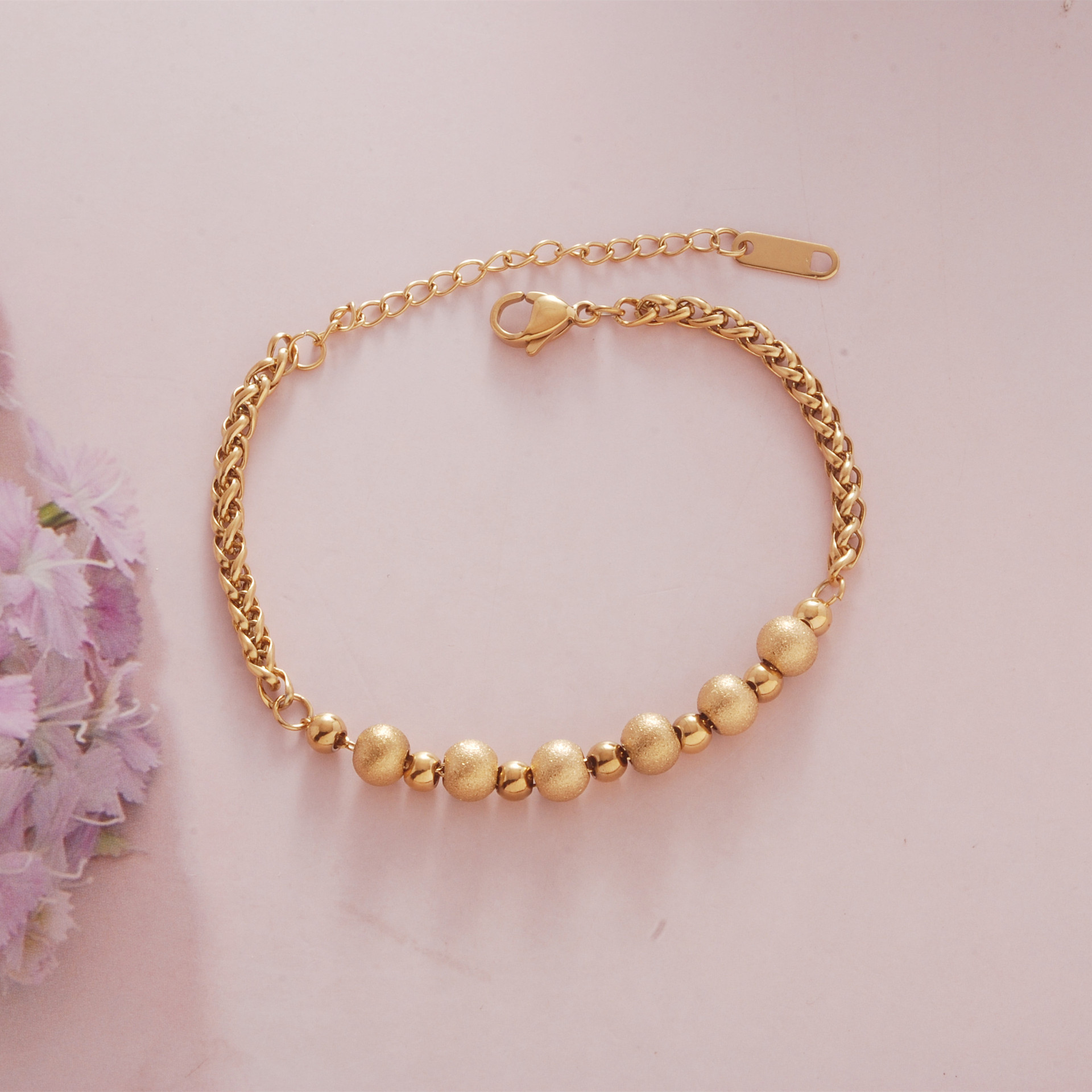 Fashion Geometric Stainless Steel Plating Bracelets 1 Piece