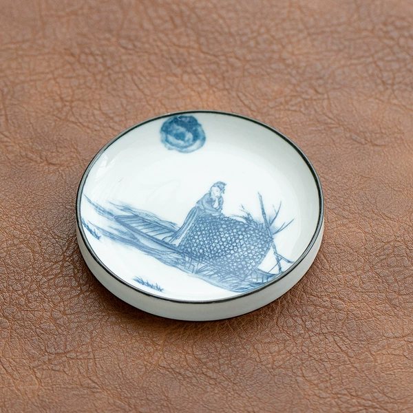 Fisher Girl Ceramic Coaster