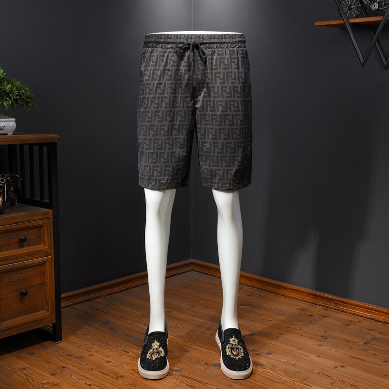 Summer 2024 New European fashion five-point beach pants men's fashion casual shorts Summer 2024 New European fashion five-point beach pants men's fashion casual shorts