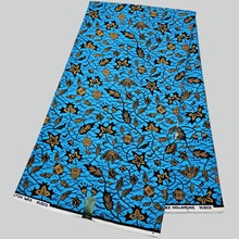 现货非洲全棉蜡染布批发零售Cotton African Wax Fabric6码蜡布