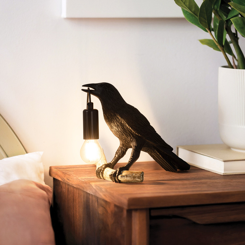 Cross-Border Resin Three-Color Changing Light Table Lamp Animal Ornament Bird Table Lamp Nordic Simple Creative Bedside Night Light