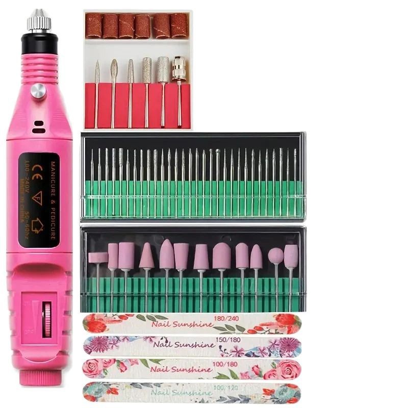 Lijadora de uñas portátil mini juego de herramientas de uñas eléctricas para quitar las uñas muertas Lijadora de uñas USB