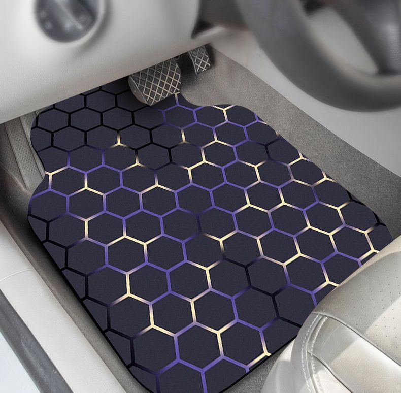 New Technology Car Floor Mats, Universal Water-Absorbent, Wear-Resistant and Dirt-Resistant Floor Mats in the Car, Full Set of Decorative Car Mats