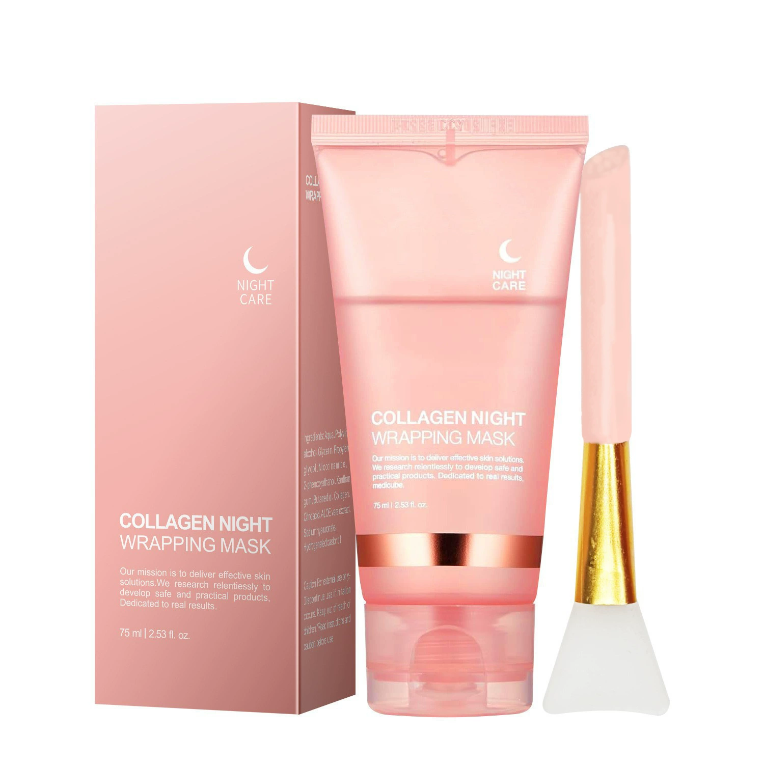 Трансграничная коллагеновая разрывающая маска Collagen Night Wrapping Mask Ночная обертка маски