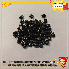 PBT专用黑种PBT2788B 高光高黑 PBT黑色母 用于PBT注塑 抽粒 改性