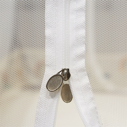 2024 New Installment-Free Heightened Square Top Zipper Mosquito Net Double Door Foldable Anti-Mosquito Net Wholesale