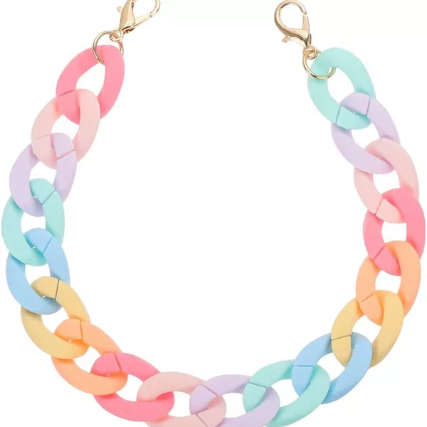 Patikil Acrylic Wallet Chain, 15inch (Approximately 38.1cm) Acrylic Chain Link Rings