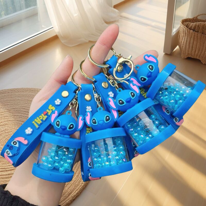 クロスボーダー漫画スティッチのキーホルダーかわいい人形のキーホルダーカップルの学生のカバンのストラップのプレゼント|undefined