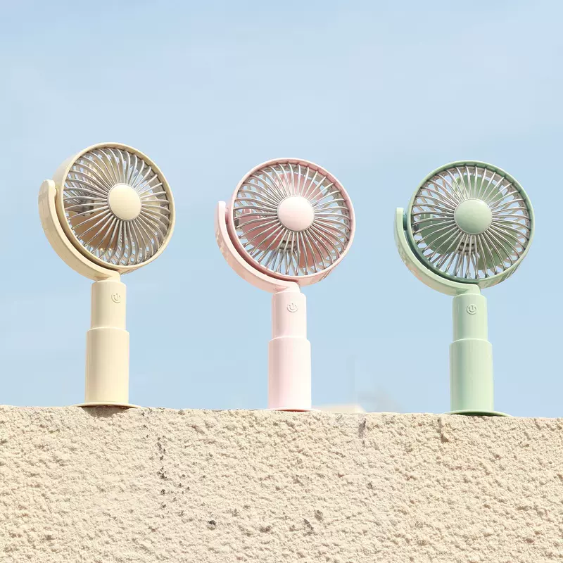 High quality summer retro table handheld small air fan for elementary school students