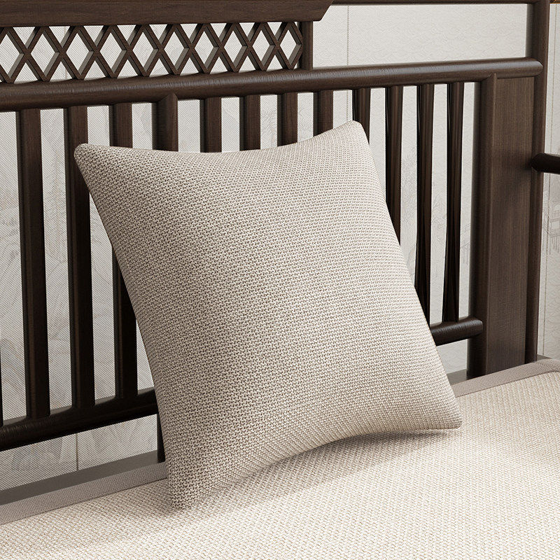 Sofá almohada de cintura almohada de sala de estar ventana flotante almohada de respaldo almohada de respaldo grande cubierta de respaldo nuevo estilo chino almohada de respaldo núcleo