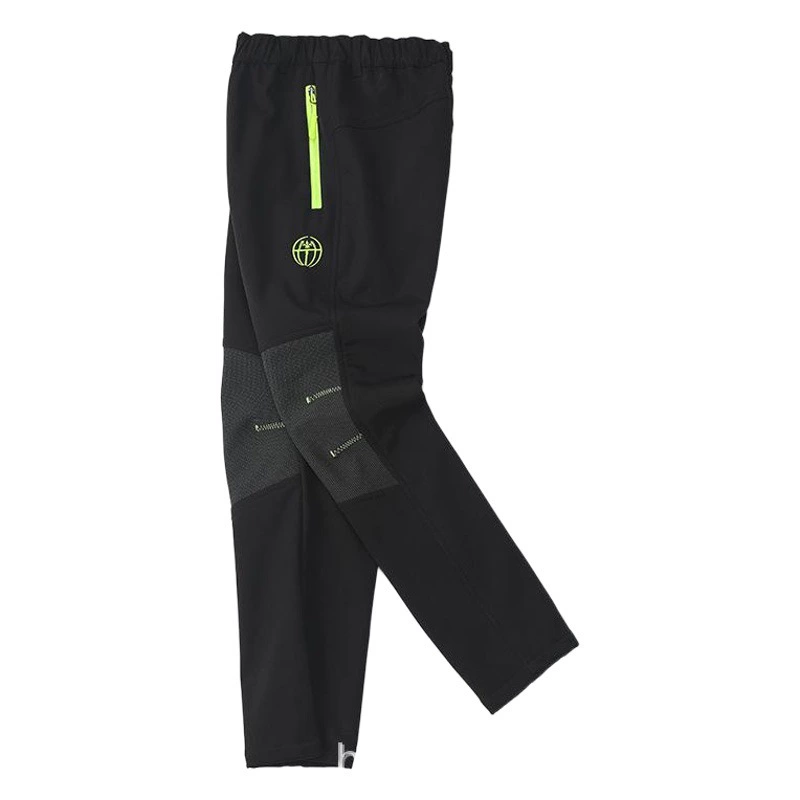 Осенне-зимние уличные Детские амортизирующие штаны с мягкой оболочкой, мужские и женские детские лыжные штаны для скалолазания в детских ветрозащитных теплых брюках на флисовой подкладке