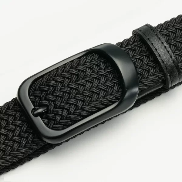 Tactical Belt Pin Buckle Belt Elastic Woven Fabric Belt Elastic Canvas Cross-Border Online Hot-Selling Belt Wholesale in Stock