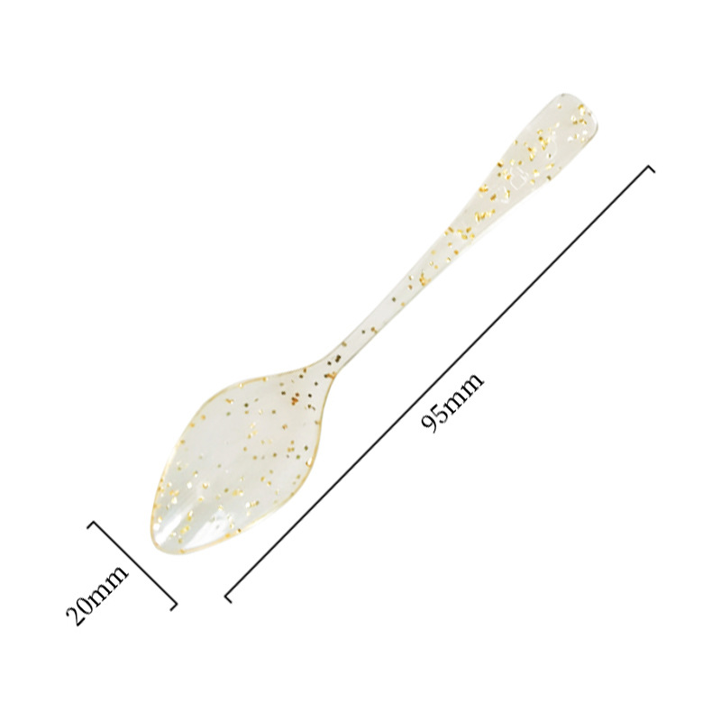 Taza cuadrada puntual Taza redonda Una variedad de tazas de postre Taza de pudín Taza de mousse Plato Cuchara de plástico desechable Amazon