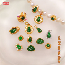 ��ȻꖾG���s925�y僽���J�������朴��diy�ֹ�������Ʒ
