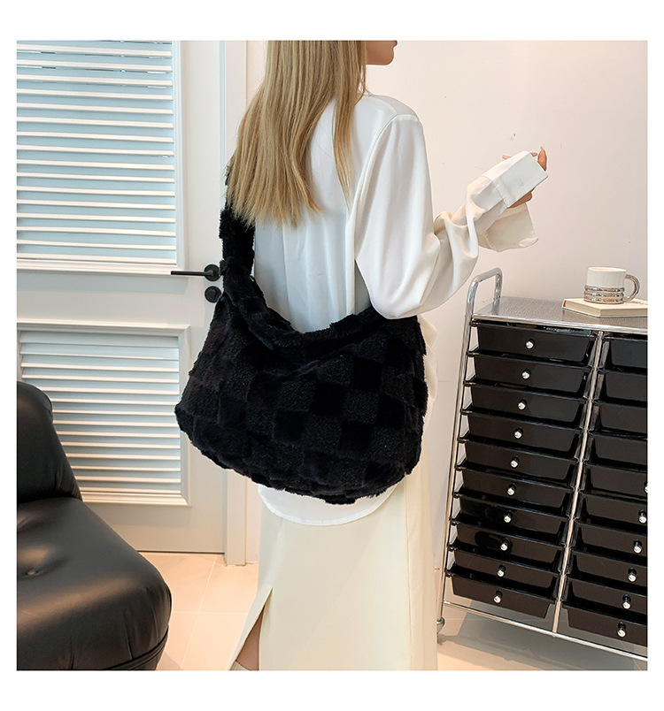 Women's Shoulder Bag Casual Fashion Solid Colour Handbag_voghion.com