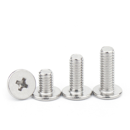 304 stainless steel cross flat head screws M1.4-M8 C head extremely low head CM ultra-thin large flat head flat screws