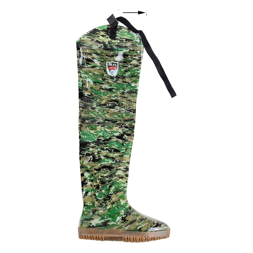 Spot Supply Huili Water Pants Outdoor Half-length Plastic Fishing Suit Fishing Adult Buckle Wading Pants
