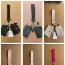 2025lu跨境多功能零钱包手腕包皮革试简约银行卡零钱收纳包卡片