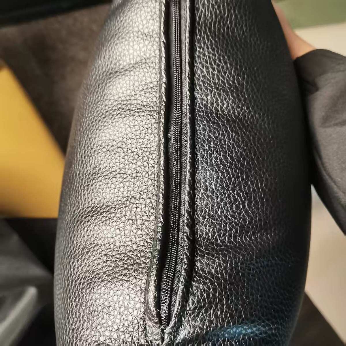 Electric vehicle backrest cushion, trunk cushion, delivery box lumbar cushion, pillow, soft cushion, leather, rainproof, soft lumbar support for riding