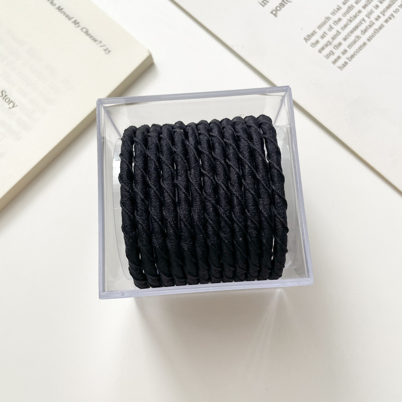 Tocado alto Cola de Caballo cabeza de bola banda de pelo Simple cuerda de pelo de verano de las mujeres