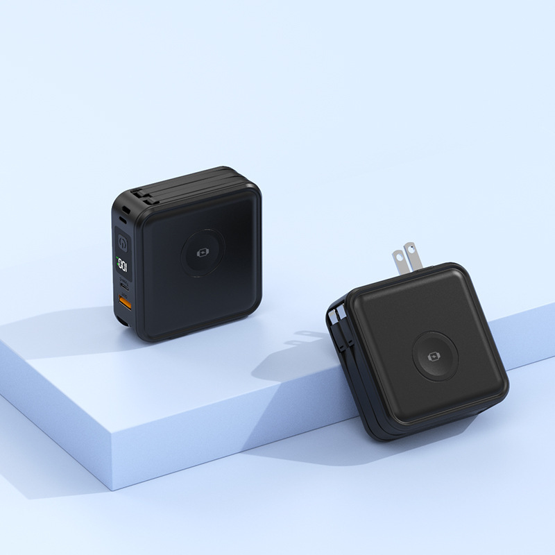 磁気ワイヤレスパワーバンクにはプラグが付属しており、時計のワイヤレス充電をサポートしています。隠しスタンドモバイル電源|undefined