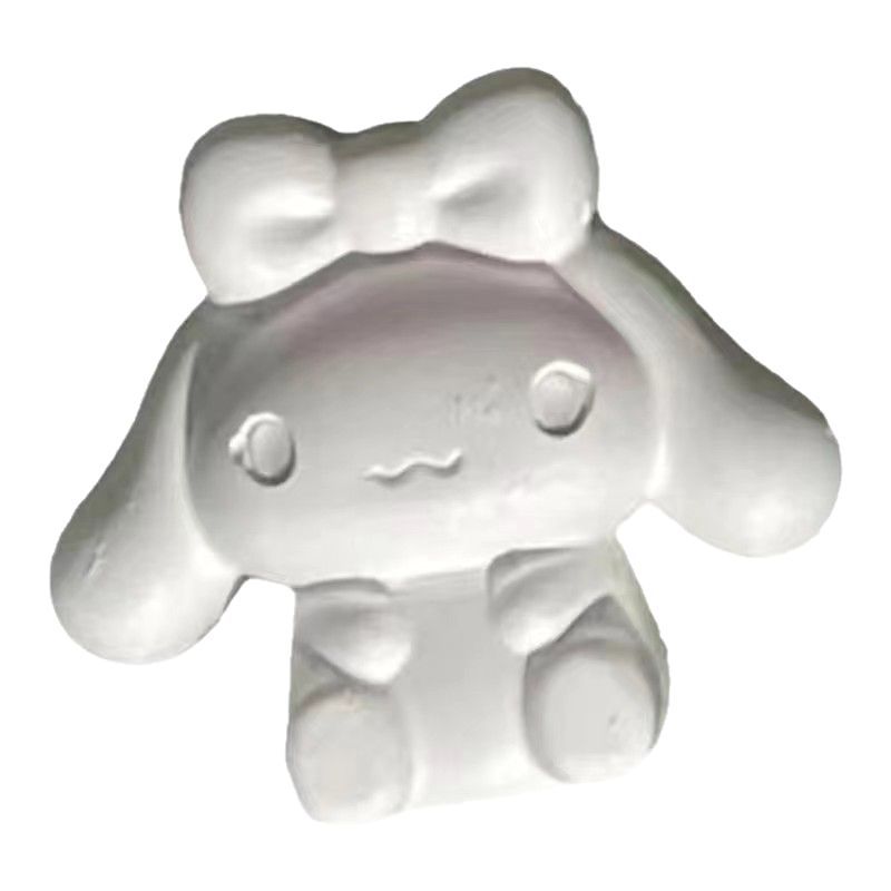 Muñeca de yeso con pigmento DIY yeso blanco para niños pintados pintados graffiti mercado nocturno barraca de regalos juguetes