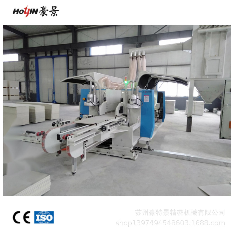 水泥板墙板开槽机半自动化设备 专业双端铣机器