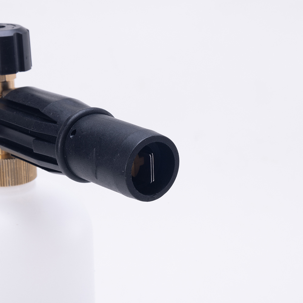 No. 4 semi-aluminum high-pressure PA foam nozzle cleaning machine foam spray gun, Taizhou nozzle for car washing with fan-shaped water output