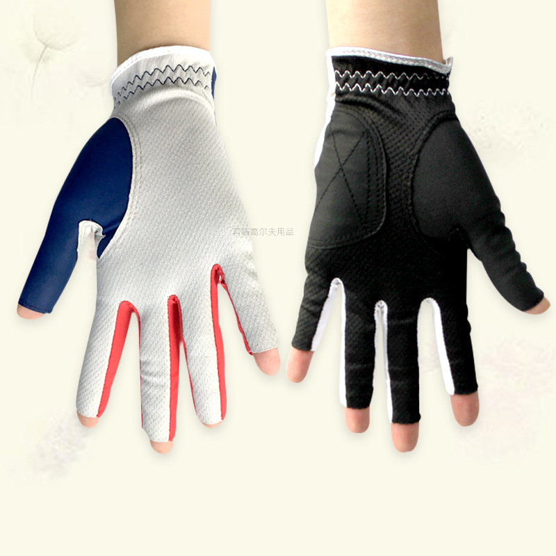 ��Ůʿ�߶������׺���¶ָ��������ħ��������PU������ĥ˫��2ɫ