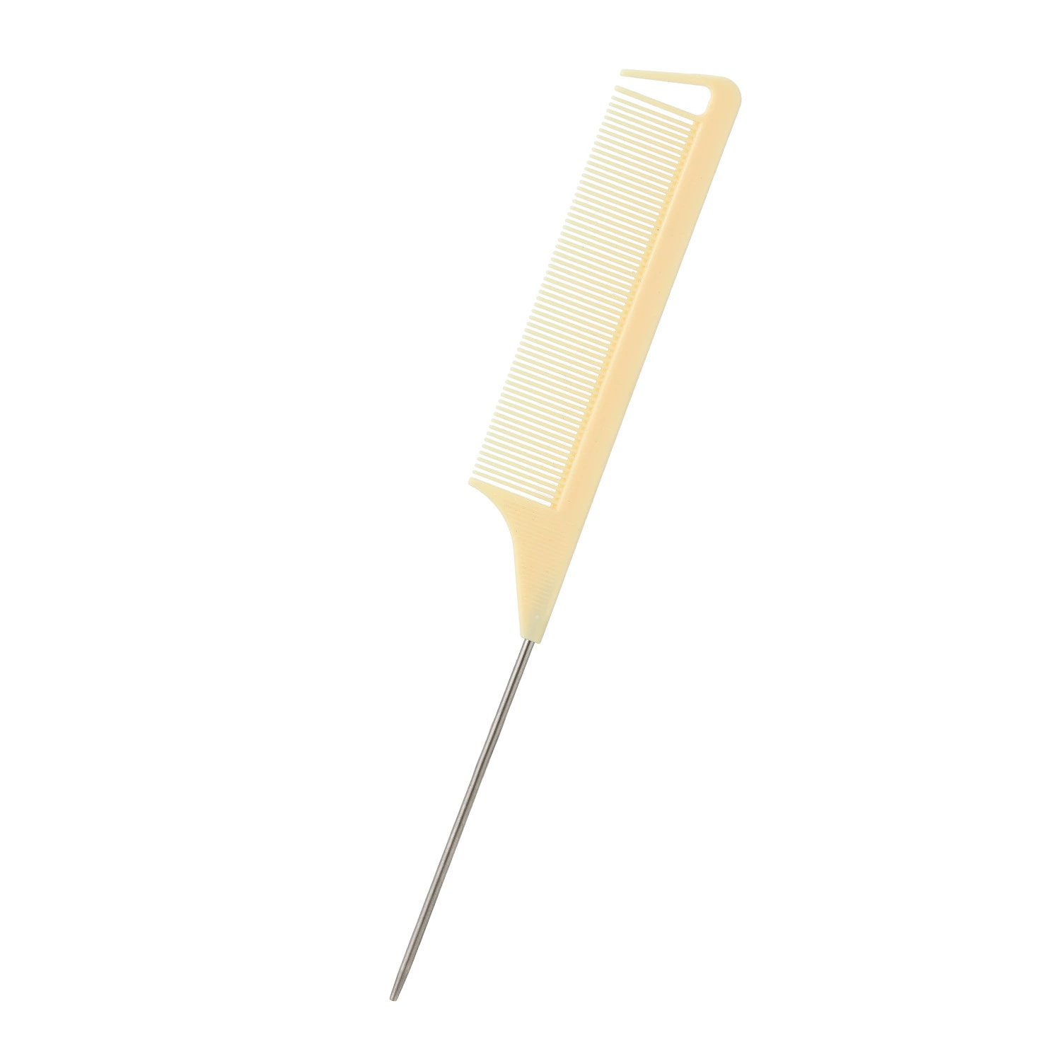 Расческа-распылитель Tail Comb (Jingyuan) из нержавеющей стали с ABS-ручкой, нескользящий заостренный хвост, многоцветная