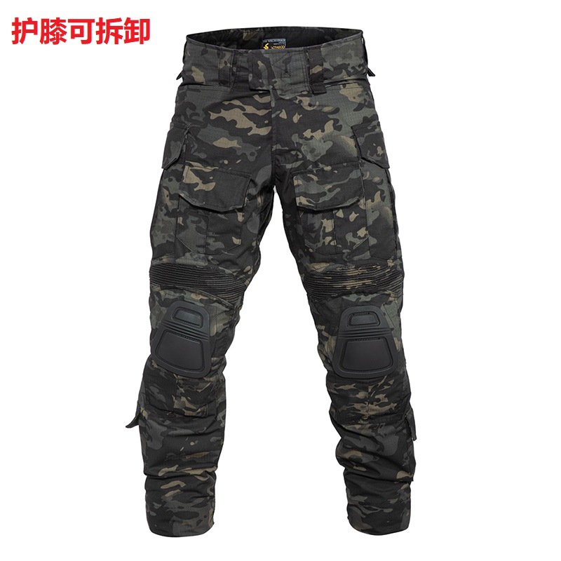 Camouflage tactics travel trousers for training