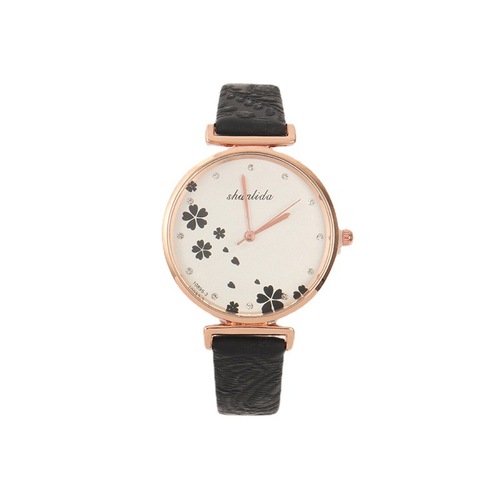 Classic Retro Belt Watch Ladies Fashion Trend Niche Watch Korean Style Student Quartz Watch Wholesale