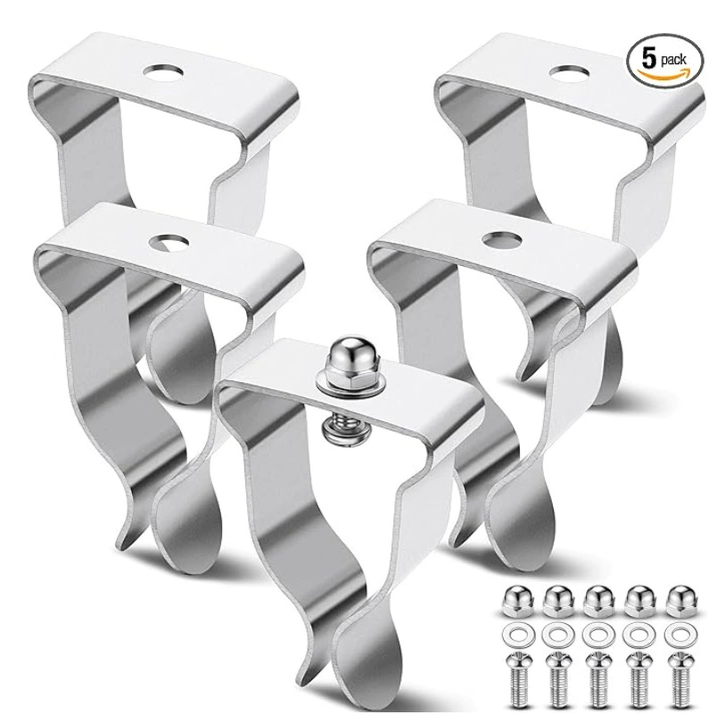 Пружинный зажим для крышки люка на окне, комплект фурнитуры для оконной крышки, внешний монтажный зажим для установки крышки люка на окне в подвале