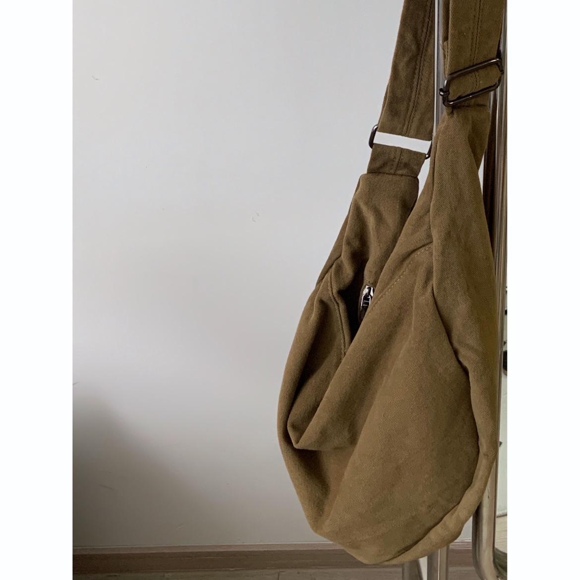 Salado queso retro Otoño e Invierno dumpling bolsa crossbody bolsa de hombro sin género unisex bolsa de gran capacidad