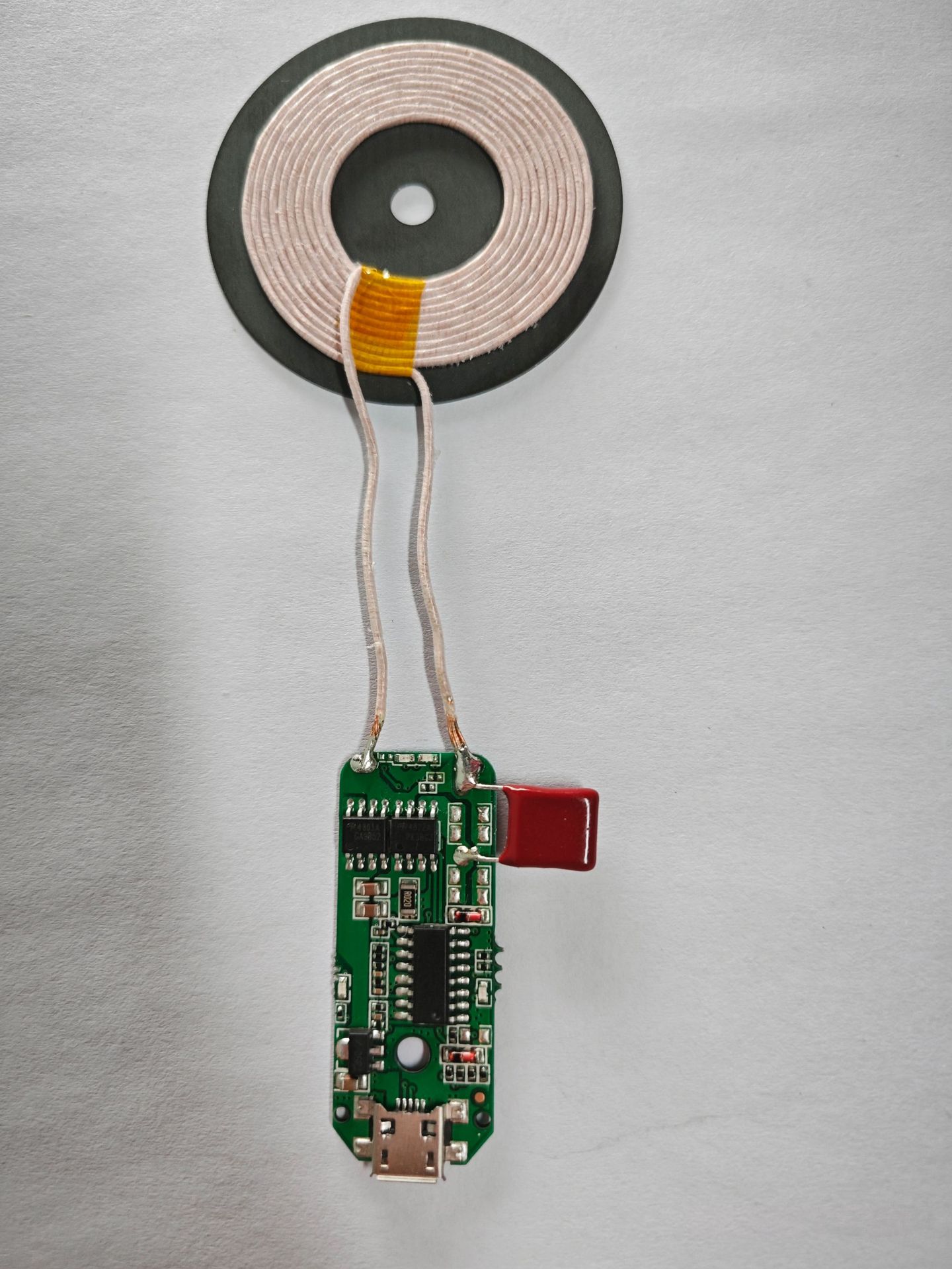 Módulo transmisor de carga inalámbrica K9 Placa de circuito de carga inalámbrica DIY adecuada para computadora portátil alfombrilla de ratón de carga inalámbrica