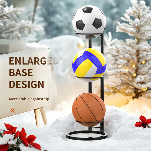 Basketball Standard Household Simple Football Volleyball Storage Organization Double Three Four Layers Children's Ball Wall Mount