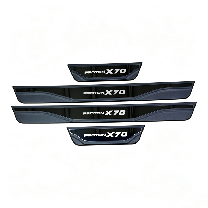 Proton X50/X70/S70 welcome pedal, Proton modified door sill strip, plastic trunk guard trim