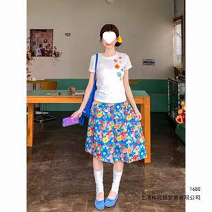ͨ�����e�L�{ɫӡ��ȹ��Ů�����L��������ȹ�nϵins�p�g�黨A��ȹ