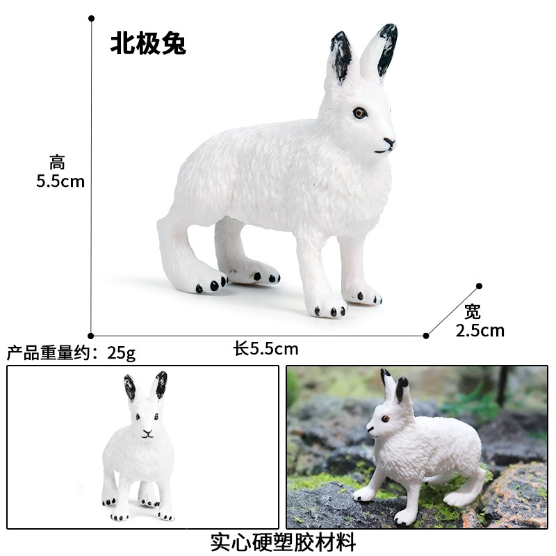 Animal model, solid toy, set, lion, tiger, elephant, panda, giraffe, hippo