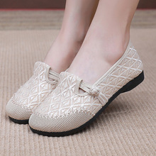 秋季新款老北京布鞋女鞋舒适百搭软底民族风汉服小单鞋子女妈妈鞋