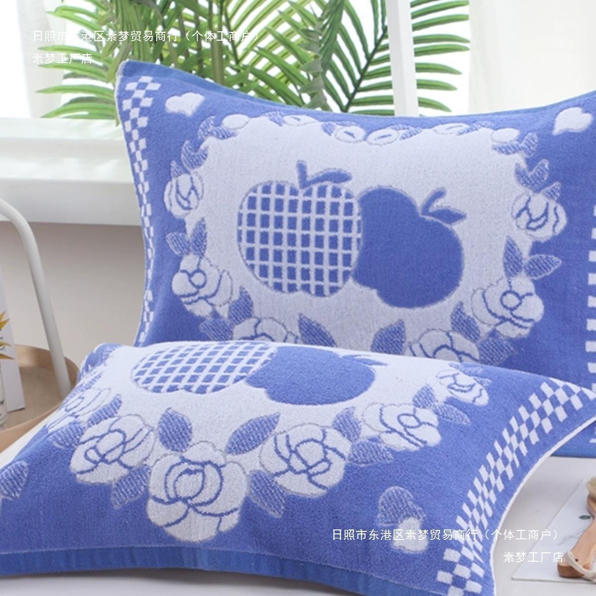Cotton soft pillow, universal towel, increased thickness