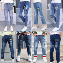 儿童牛仔裤广州1元2元服装尾货 阿里巴巴批发网站9.9工厂一件待发